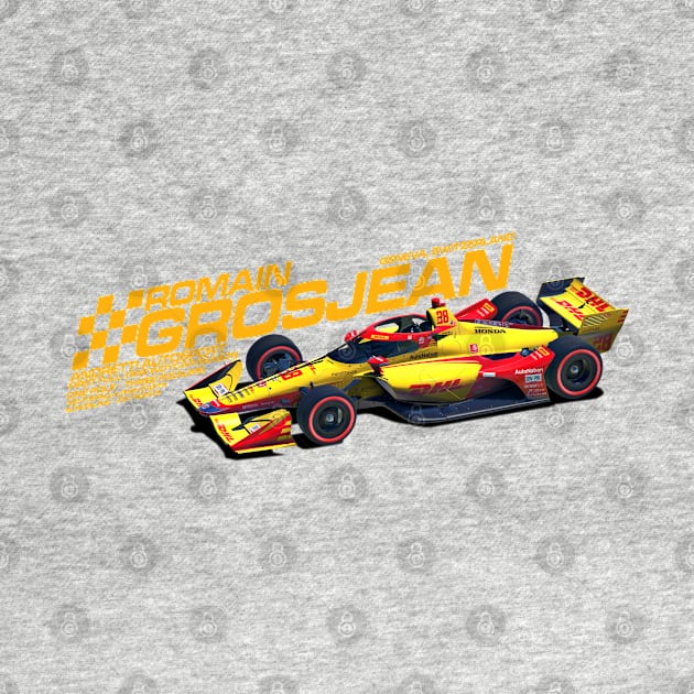 Romain Grosjean 2022 (yellow) by Sway Bar Designs